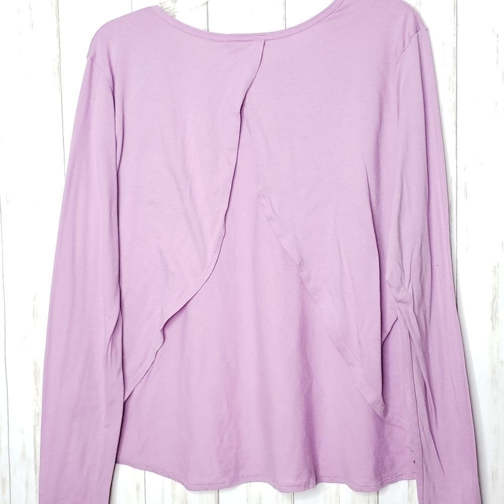 Fabletics Longsleeve Open Back Top Size Xxl - image 5